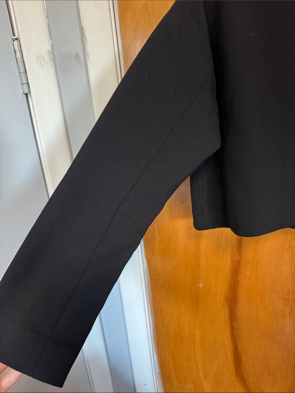 Express Black Cropped Utility Jacket - Picture 6 of 7